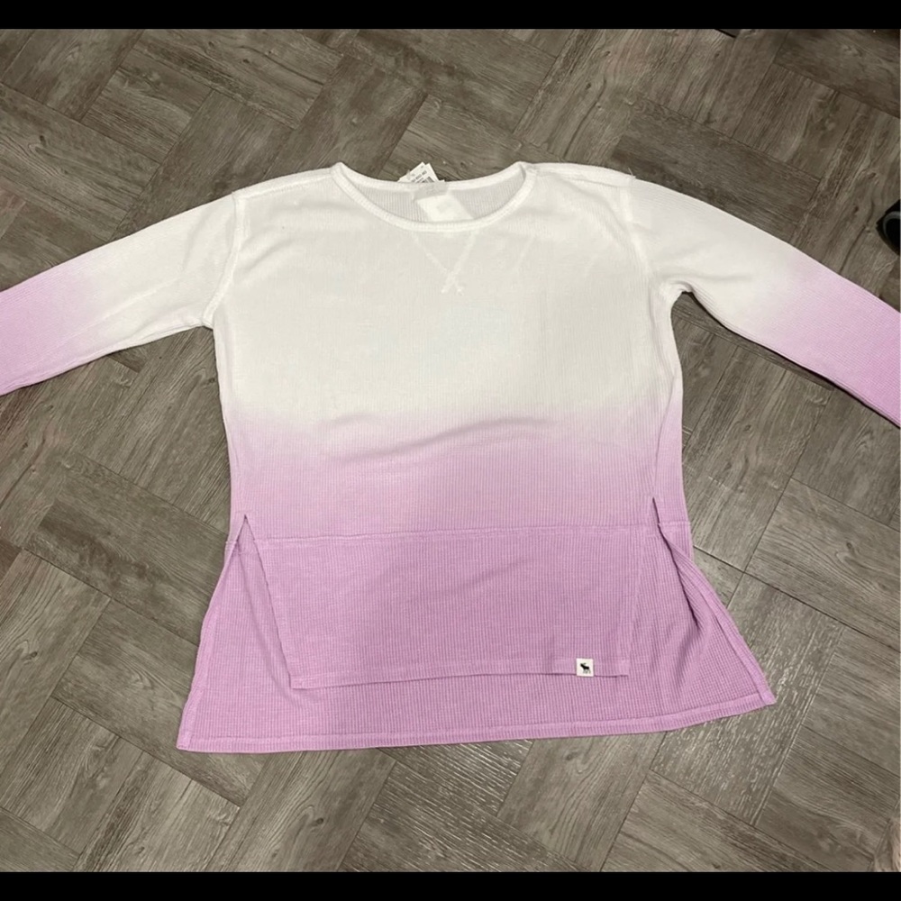 Ombre long sleeve shirt